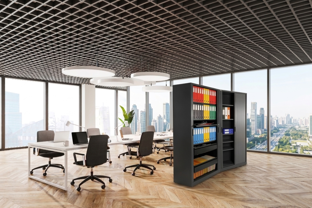 Steelco Tambour Door Cupboards