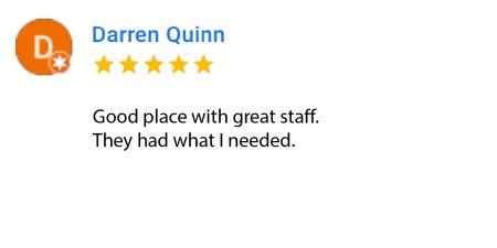 Review on the homepage
